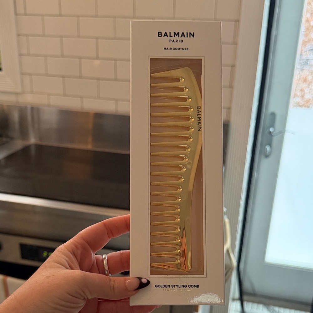 Balmain Paris Gold Hair Couture Comb